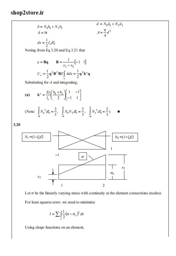حل المسائل مقدمه ای بر روش المان محدود در مهندسی - چاندرا پاتلا -1