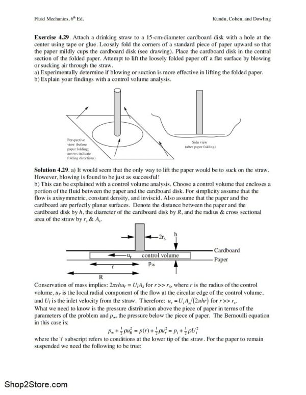 حل المسائل مکانیک سیالات کاندو 2
