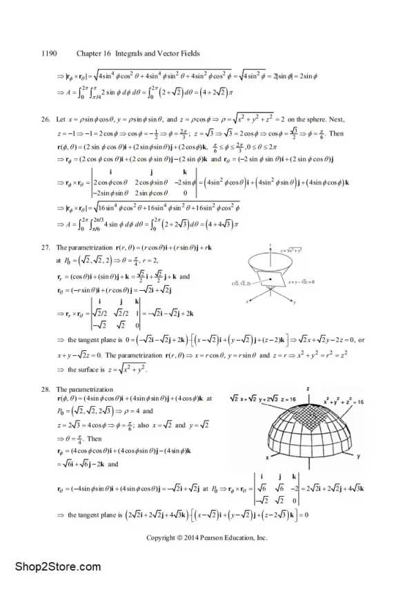 حل المسائل (حل تمرین) ریاضی 1 و 2 نوشته جورج بی. توماس جونیور، جوءل هس و کریستوفر هیل - ویرایش 11,12,13