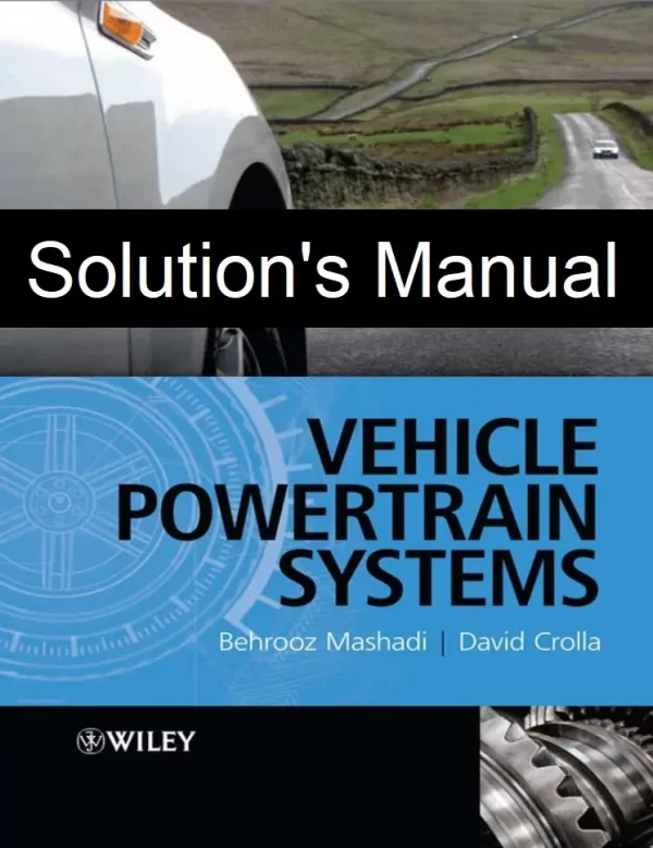 دانلود حل المسائل (حل تمرین) کتاب سیستم های انتقال قدرت خودرو نوشته دیوید کرولا و بهروز مشهدی